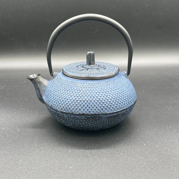 Vintage Japanese Cast Iron Tetsubin Kettle Teapot Hobnail - Picture 3 of 16